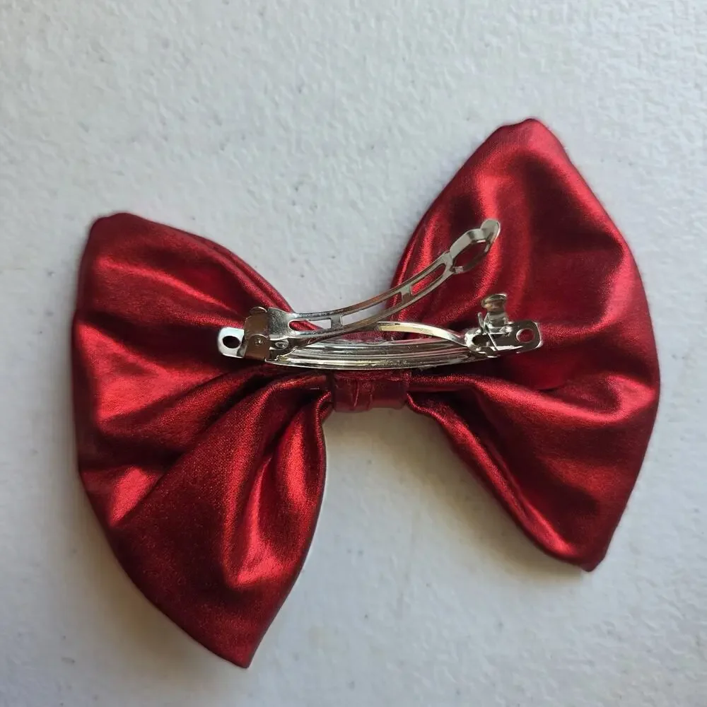 Dansco Girls SC Red Sequin Tutu Dance Costume Small Child Bow Hair Clip Included